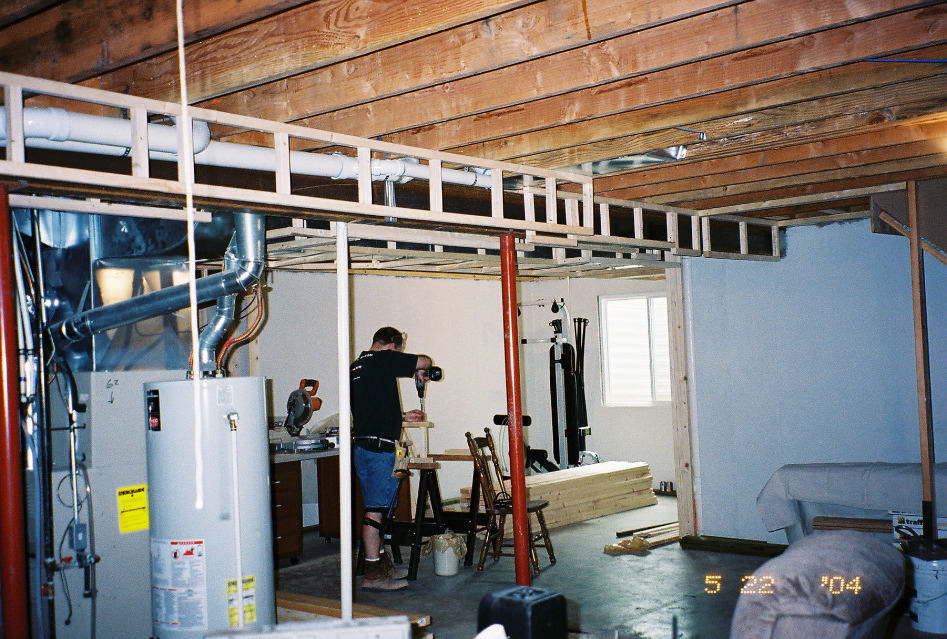 Building soffits in media room