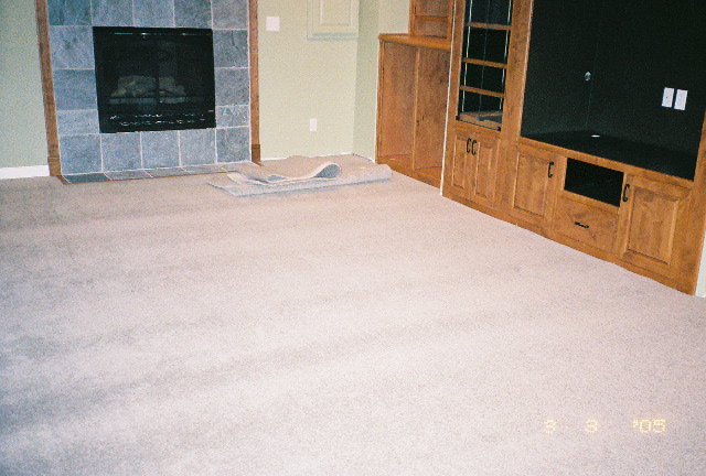 Carpet installed