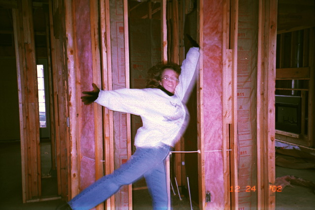 Sheila proud of her insulation work