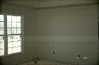 Master bedroom drywalled